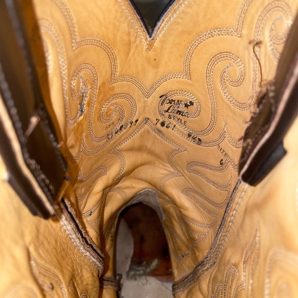 Tony Lama Python Cowboy Boots - Picture 4 of 5